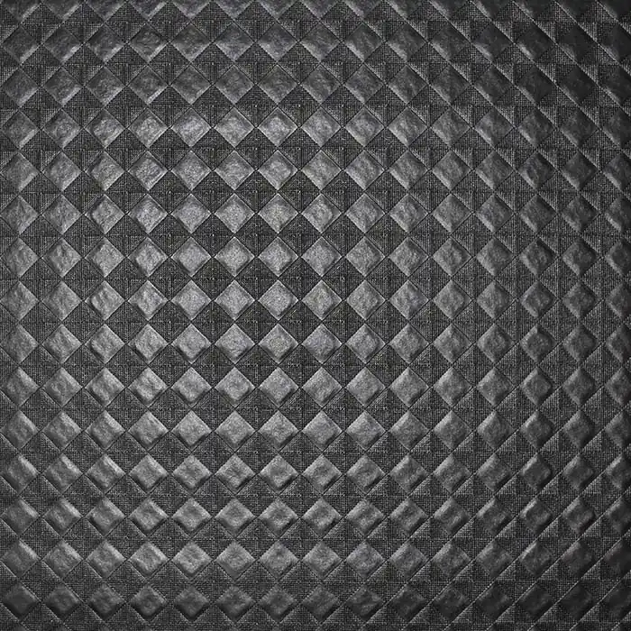 Kunstleder Palatina, Karo, 29480-07, schwarz Top-Angebot