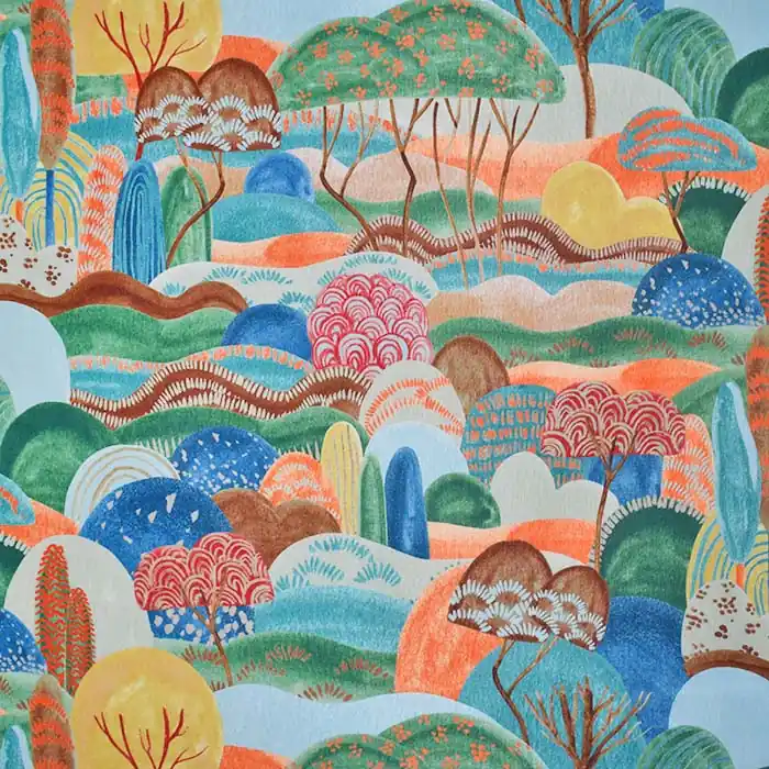 Neue Kollektion Deko, Druck, Samt, Natur, 29509-20