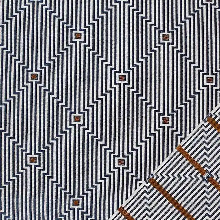 Weltweiter Versand Dekosamt, beidseitig, Lindon, geometrisch, 29454-37