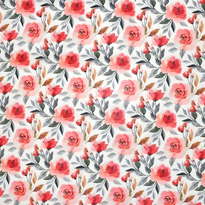 Aktuell Baumwolle, dünn, digital, floral, 29204-002