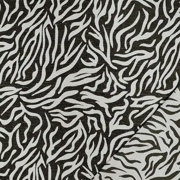 Günstig Dekojacquard, beidseitig, tierisch, 29533-6, schwarz