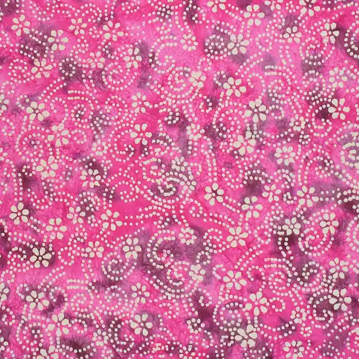 Baumwolle, Popeline, Batik, Ornament, 29210-002, rosa Saisonangebot