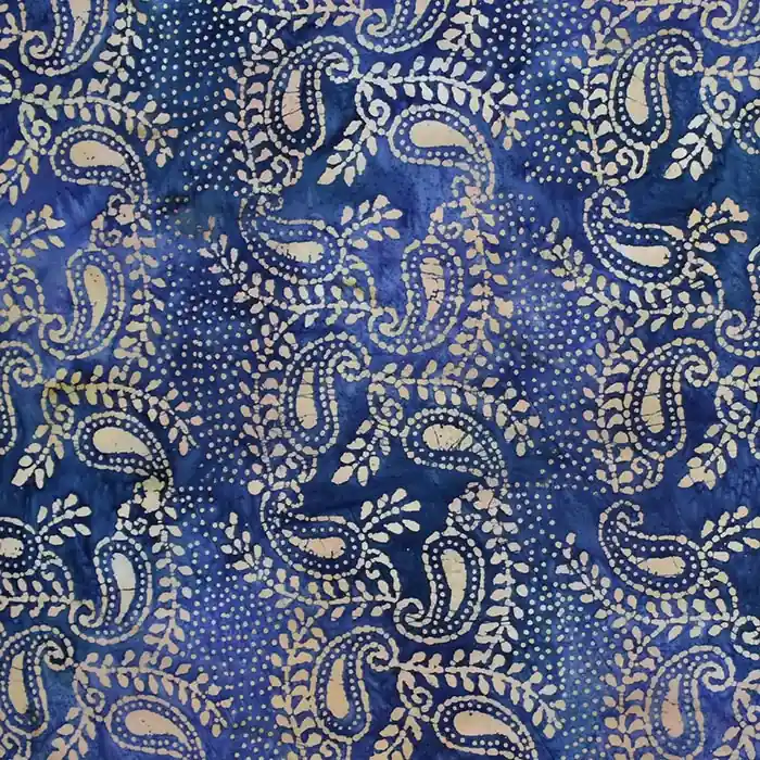 Baumwolle, Popeline, Batik, 29502-001, blau Finale Aktion