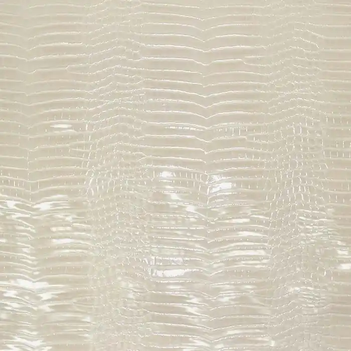 Kunstleder Kroko, Lack, 29491-02, beige Super-Preis