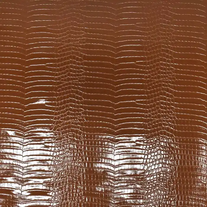 Kunstleder Kroko, Lack, 29491-03, braun Jetzt Zugreifen