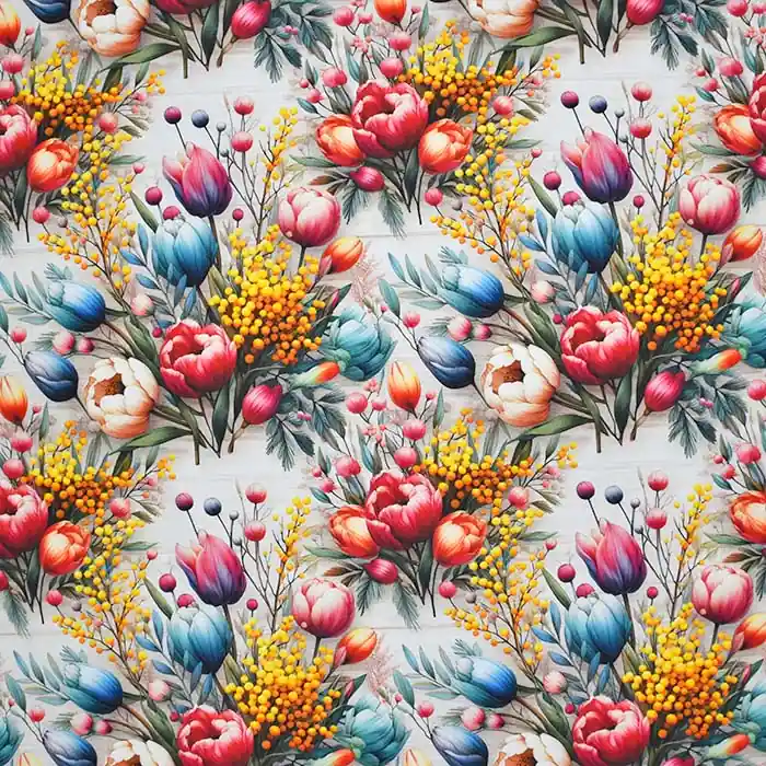 Deko, Druck, digital, floral, 29405-5351 Neue Ware