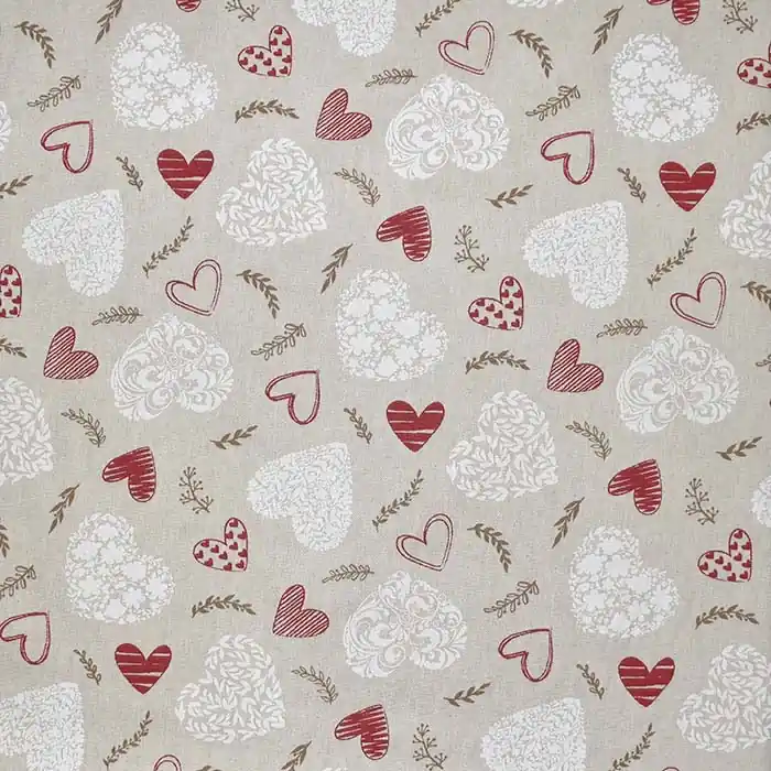 Deko, Druck, imprägniert, Herzen, 29432-120 Knallerangebot