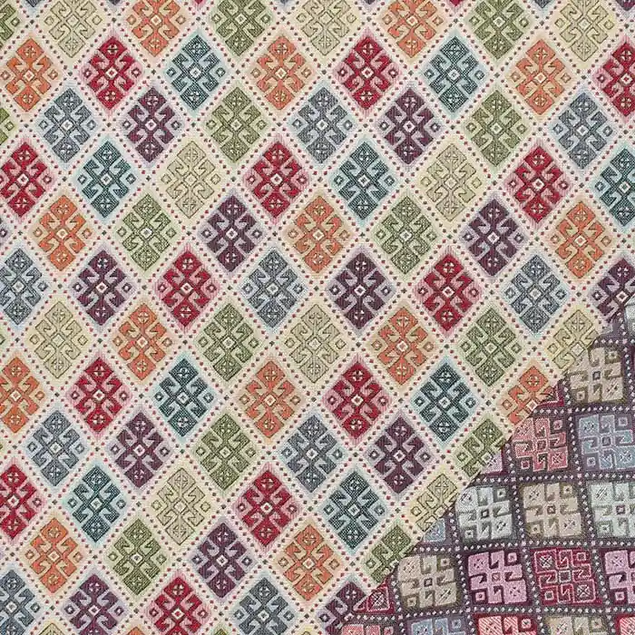 Dekojacquard, beidseitig, geometrisch, 29368-10 Direkt Vom Hersteller