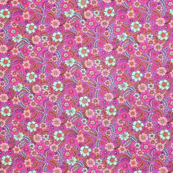 Heute Kaufen Baumwolle, Popeline, floral, 29171-005