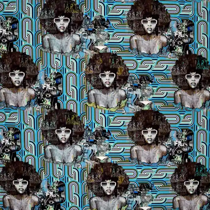 Versand Am Gleichen Tag Deko, Druck, digital, retro, 28386-09, türkis