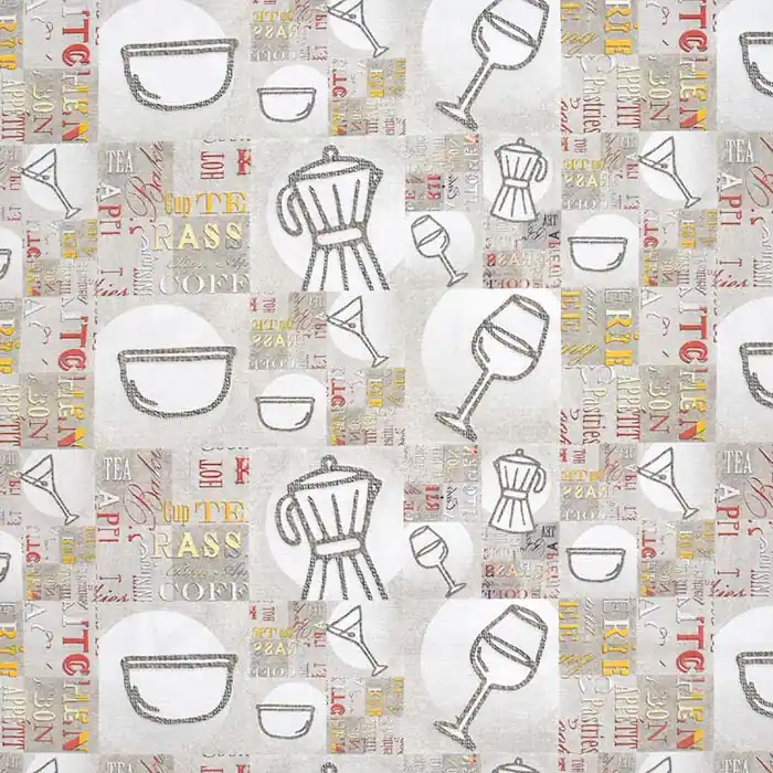 Dekostoff, Druck, digital, Küche, 24088-161 Mega-Angebot