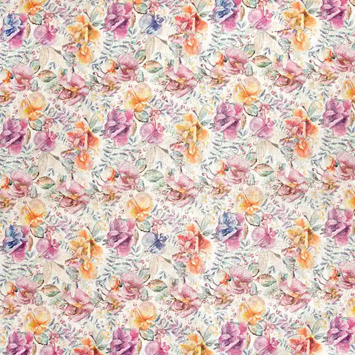 Dekostoff, Druck, floral, 22477 Echt