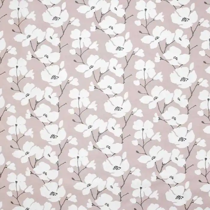 Günstig Baumwolle, Druck, imprägniert, floral, 27764-09, rosa