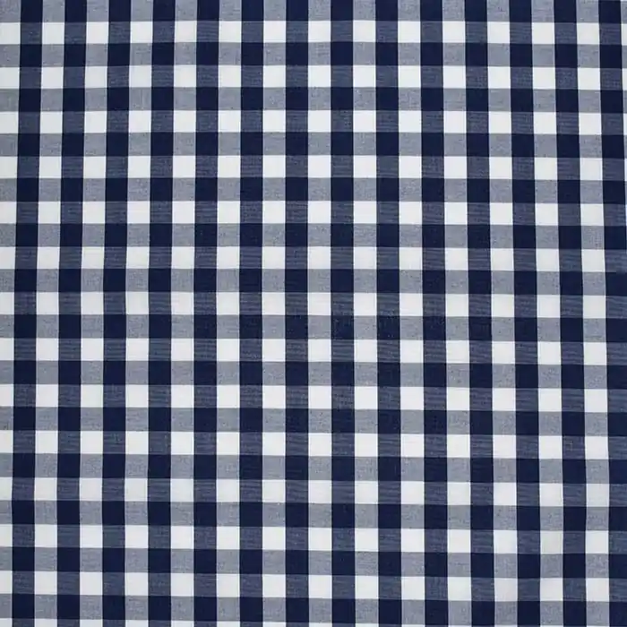 Baumwolle, Popeline, Karo, 29460-17, dunkelblau Im Trend