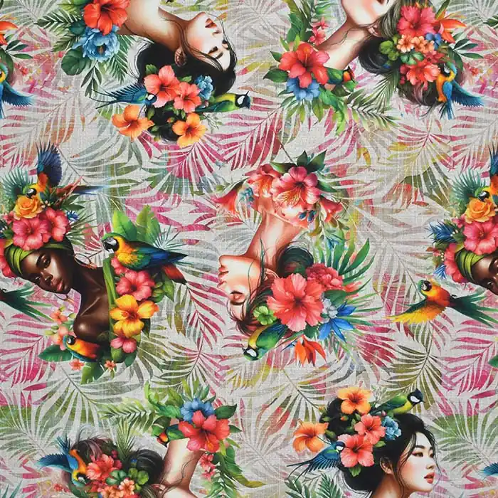 Original Deko, Druck, Gesichter, 29405-5358