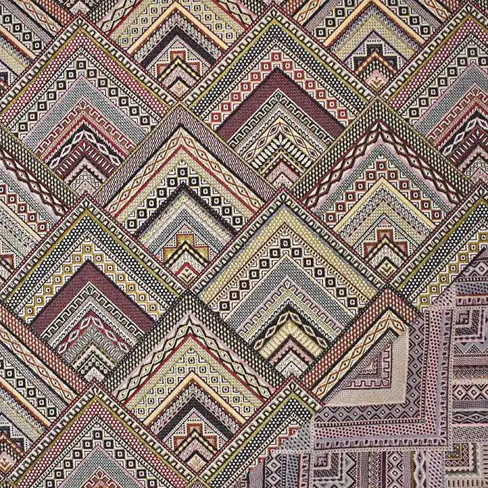 Dekojacquard, beidseitig, geometrisch, 29512-361 Zertifiziert