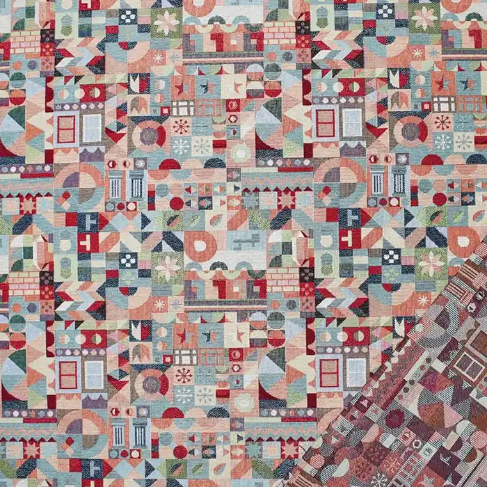 Heißes Angebot Dekojacquard, beidseitig, geometrisch, 29402-200