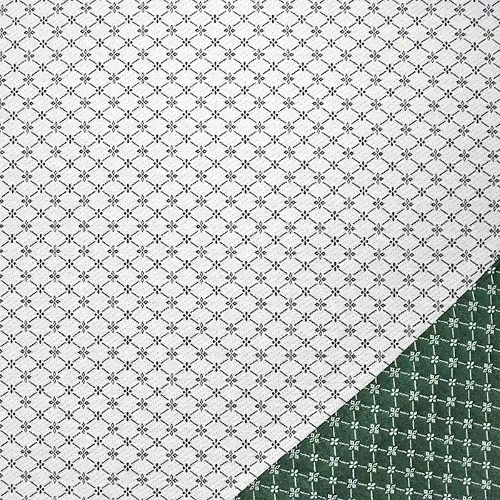 Top-Angebot Dekojacquard, beidseitig, geometrisch, 29366-37, grün