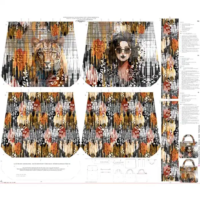 Kostenloser Versand Deko, Druck, digital, retro, Tasche, 28986