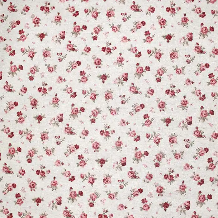 Direkt Vom Hersteller Deko, Druck, imprägniert, floral, 27788-2, rot