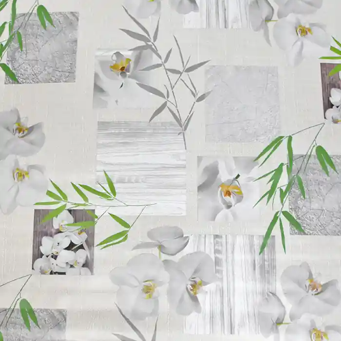 Begrenztes Angebot PVC für Tischdecken, floral,29141-3
