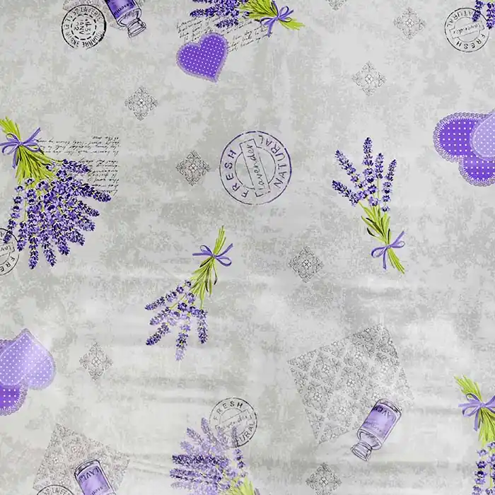 PVC für Tischdecken, pflanzlich, 27982-01, melange Letzte Chance