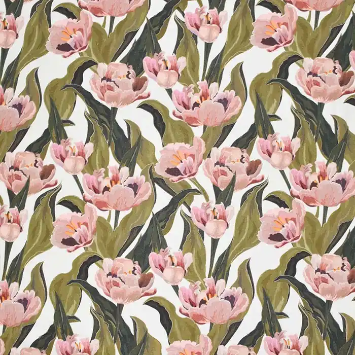 Neu Deko, Druck, floral, 29206-002, sahne