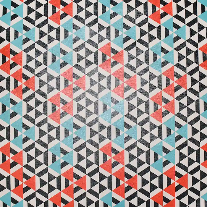 Echt Kunstleder, digital, geometrisch, 29002-157