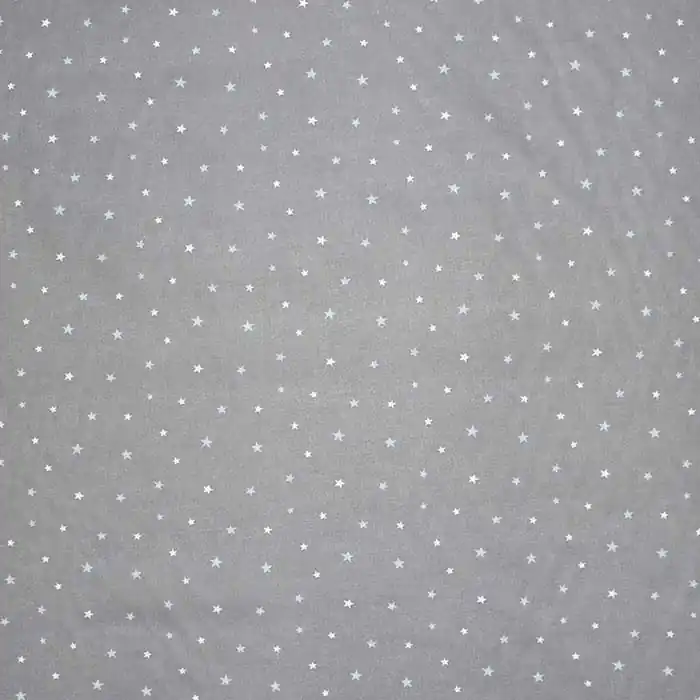 Kostenloser Versand Baumwolle, Popeline, Sterne, 28616-01, grau