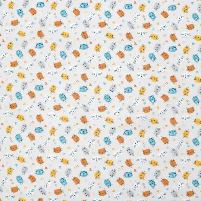 Baumwolle, Popeline, für Kinder, 28632-01, grau Online Kaufen