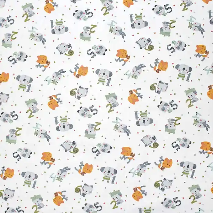 Solange Der Vorrat Reicht Baumwolle, Popeline, für Kinder, 28639-01, weiß