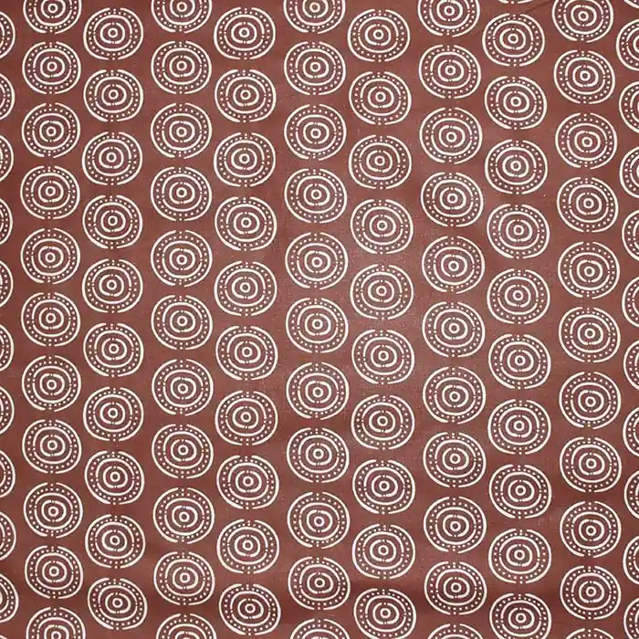 Baumwolle, Popeline, Kreise, 28592-01, braun Kostenfreie Lieferung