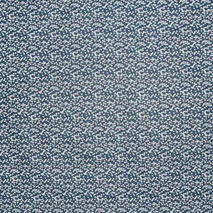 Baumwolle, Popeline, floral, 28603-02, blau Meistverkauft