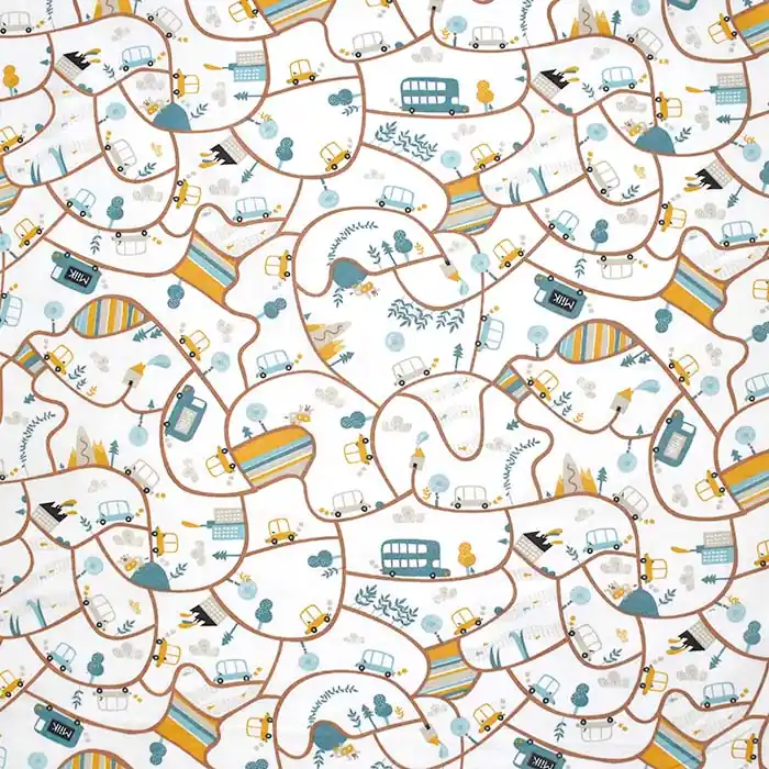 Neu Im Sortiment Baumwolle, Popeline, für Kinder, 28620-02, türkis