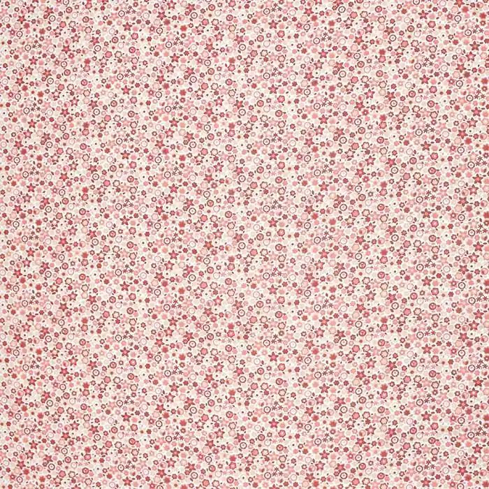 Baumwolle, Popeline, floral, 28642-02, rosa Markenware