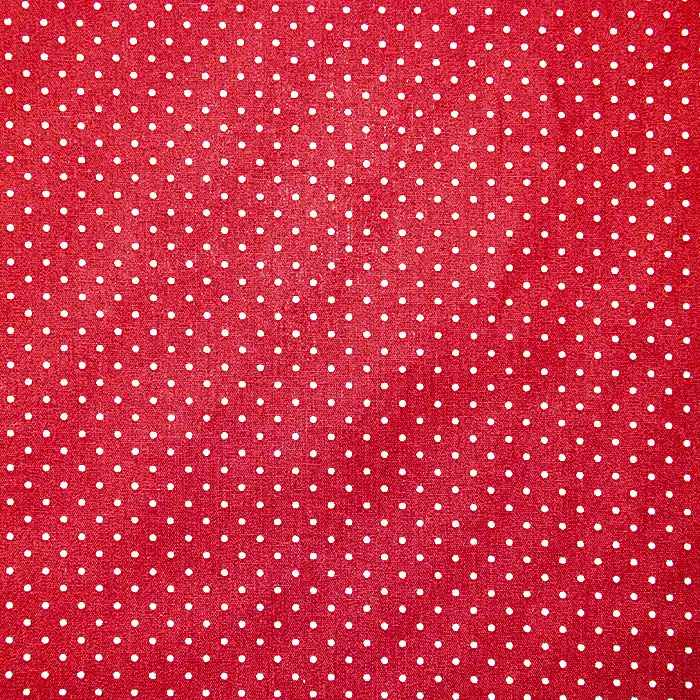 Großhandel Baumwolle, Popeline, Pünktchen, 17950-004, rot