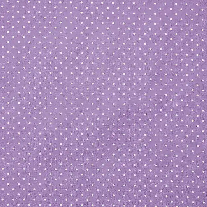 Baumwolle, Popeline, Punkte, 17950-015, violett Handgefertigt
