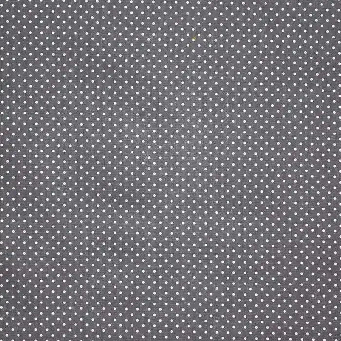 Heute Kaufen Baumwolle, Popeline, Punkte, 28595, grau