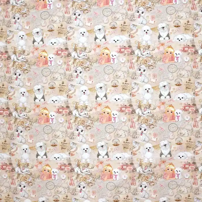 Baumwolle, Popeline, digital, Tiere, 28724 Großhandel