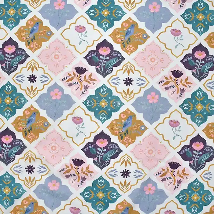 Baumwolle, Popeline, digital, Ornament, 28412-002 Top-Preis