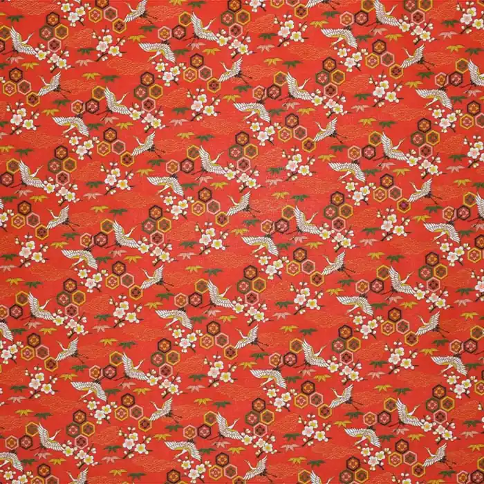 Finale Aktion Baumwolle, Popeline, oriental, 28656-01, orange