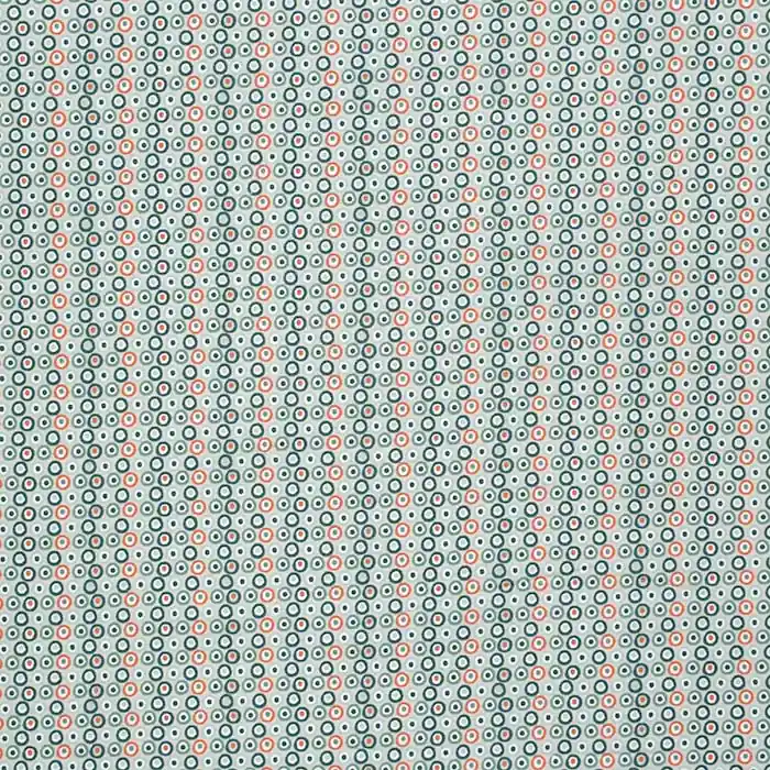 Baumwolle, Popeline, Kreise, 28612-01, grün Weltweiter Versand