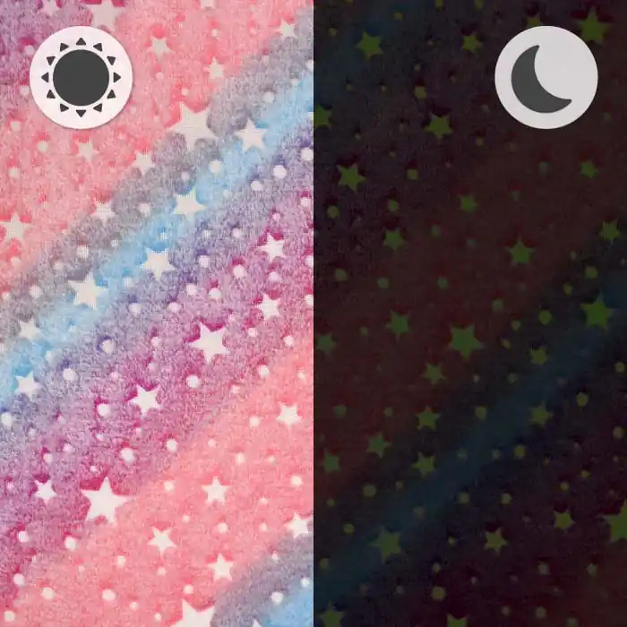 Velours coral, beidseitig, Sterne, 28526-3681 Echt