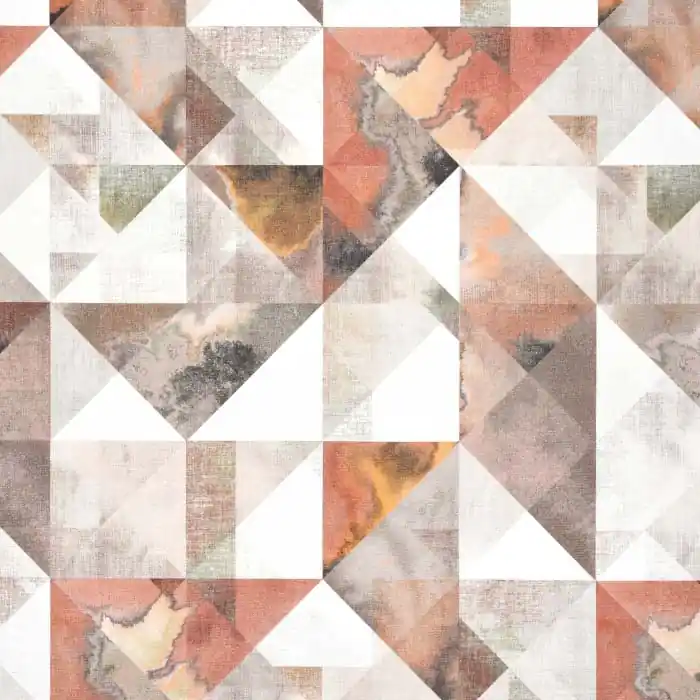 Direktkauf Deko, Druck, digital, geometrisch, 24271-12, ziegelfarben