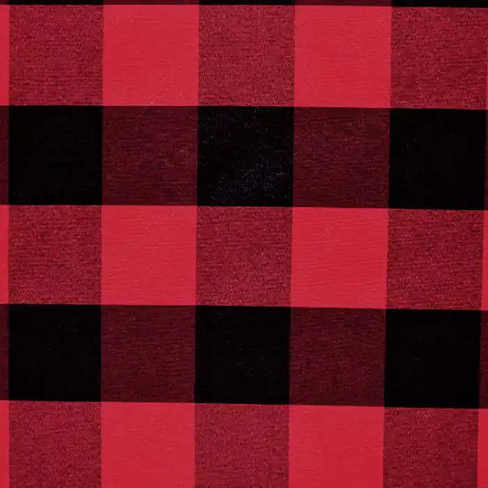 Baumwolle, für Anzüge, Karo, 18680-06, schwarz-rot Billig