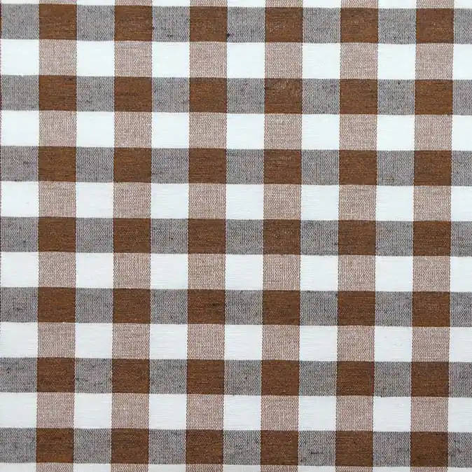 Billig Deko, Druck, Karo, 21032-7, braun