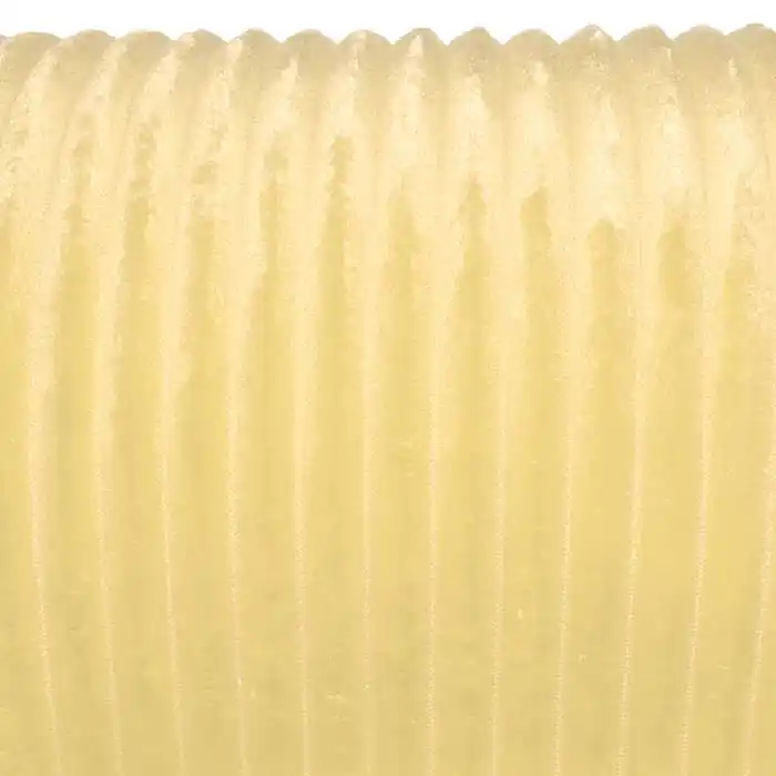 Solange Der Vorrat Reicht Velours coral, gerippt, 28258-810, gelb