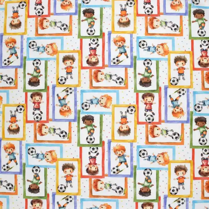 Baumwolle, Popeline, digital, für Kinder, 25887-4169 Neue Ware