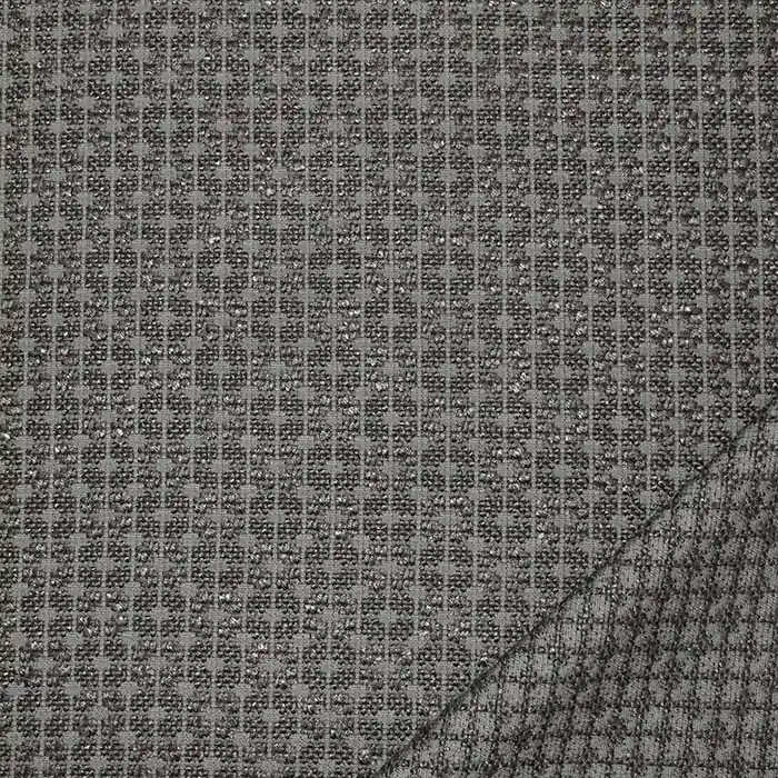 Sonderangebot Dekojacquard, beidseitig, geometrisch, 27346-403, grau-beige