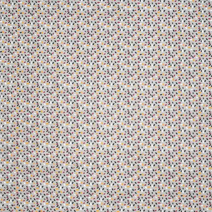 Preisreduziert Baumwolle, Popeline, Konfetti, 26473-02, grau